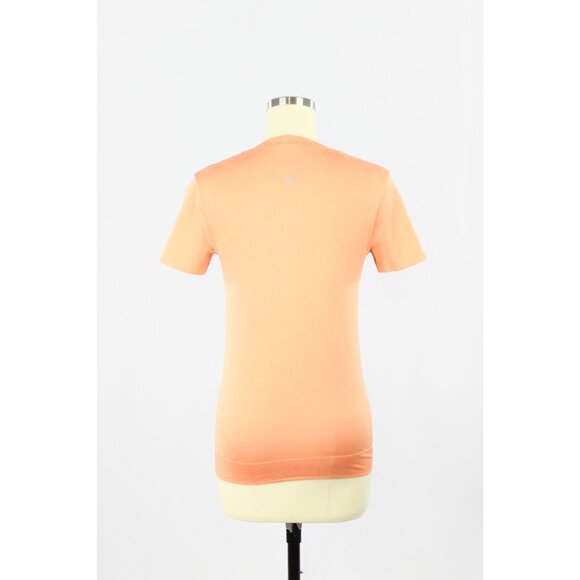 LULULEMON Swiftly Breathe Golden Apricot Orange Short Sleeve T-Shirt, Size 4 - Picture 7 of 16